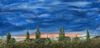 Am Abend 40X80 cm